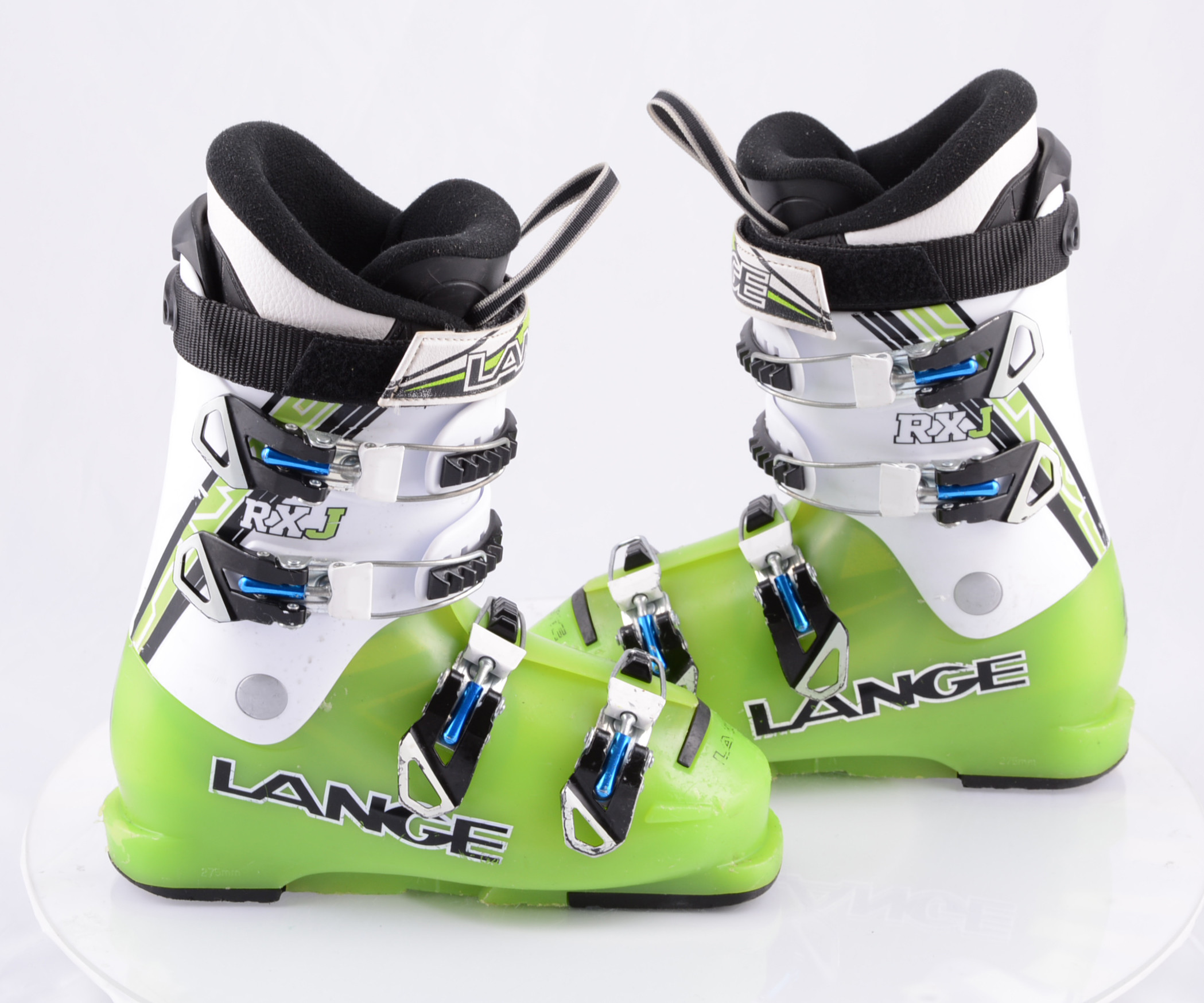 Kinder/Junior Skischuhe LANGE RXJ green/white, micro, macro